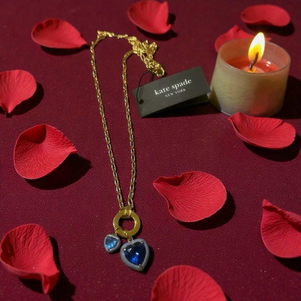 $128 Kate Spade Sweetheart Heart Charm Pendant Necklace NWT